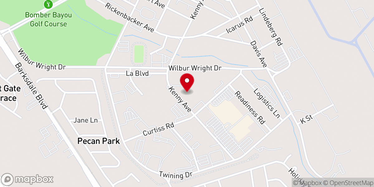 Map showing location of Military & Family Readiness Center