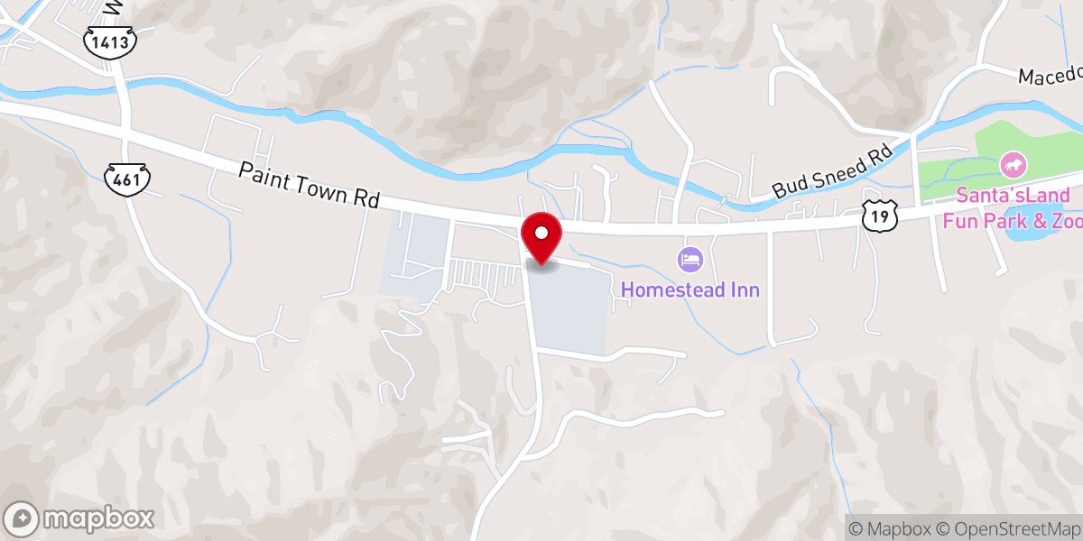 Map showing location of The Cherokees