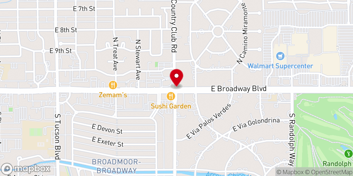 Map showing location of St Bedes Anglican Church
