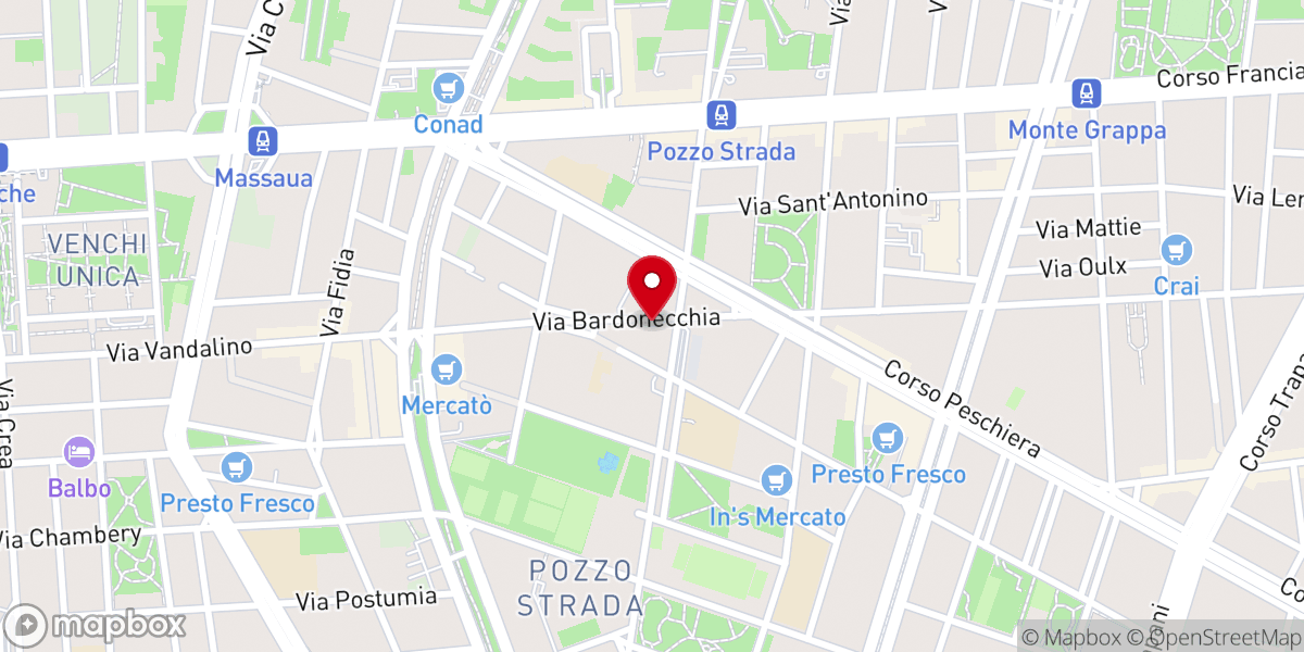 Map showing location of Chiesa Parrocchiale della Natività di Maria Vergine