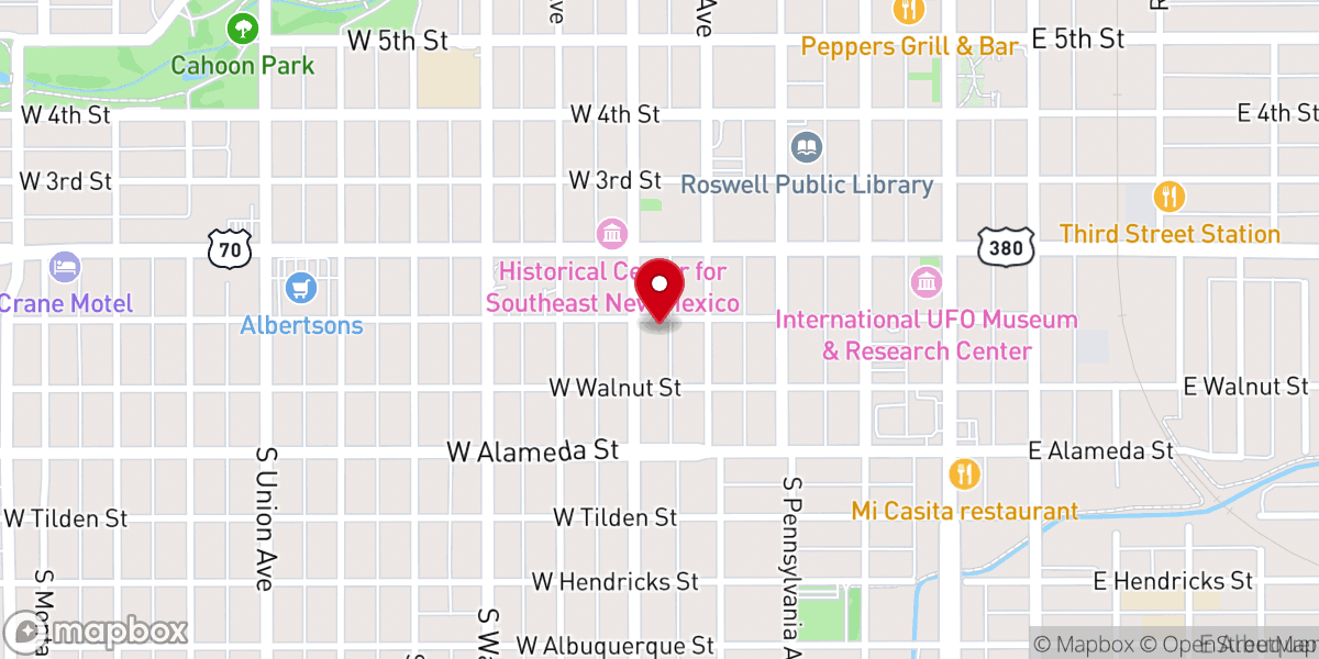 Map showing location of St. Stephen’s Anglican Church