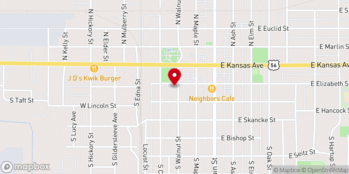 Map showing location of McPherson Seventh-day Adventist Church
