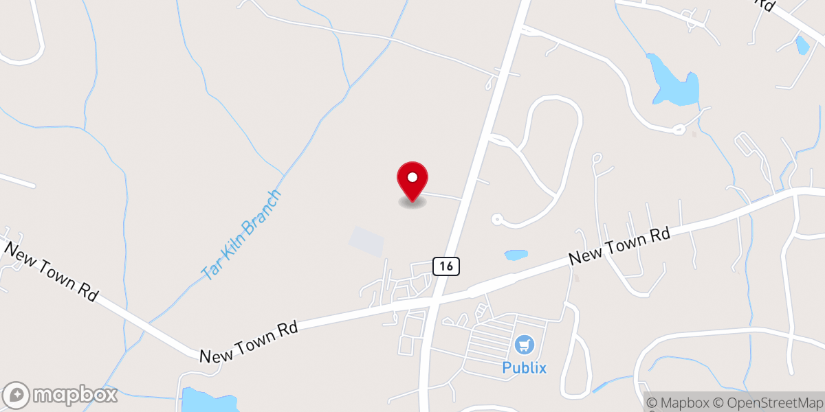 Map showing location of Mt Pisgah Baptist Church