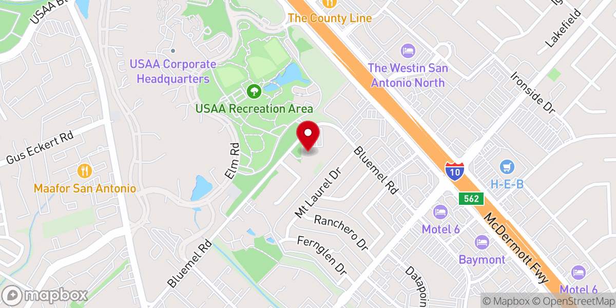 Map showing location of Saint Francis Episcopal Church