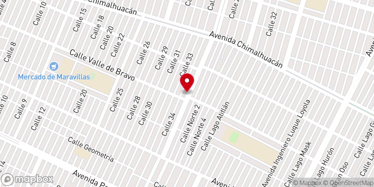 Map showing location of Iglesia cristiana Bautista La vid verdadera