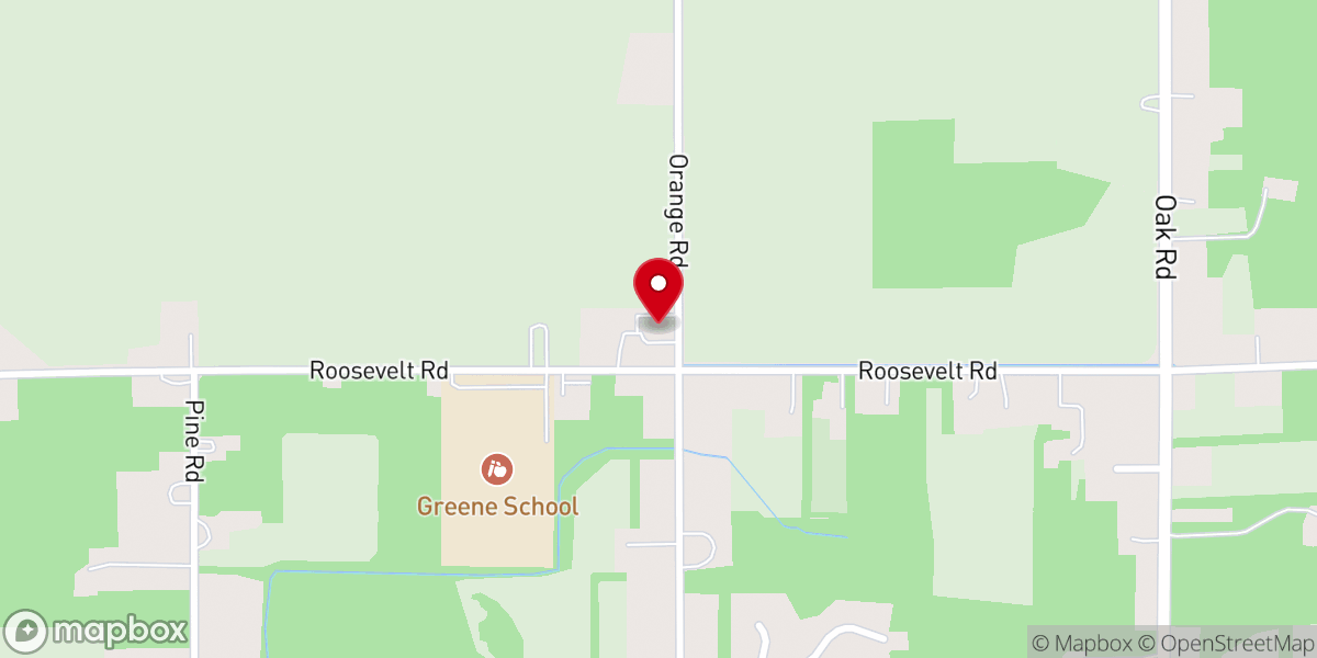 Map showing location of Sumption Prairie Church