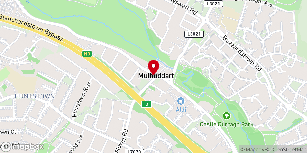 Map showing location of Easter Rebellion Monument
