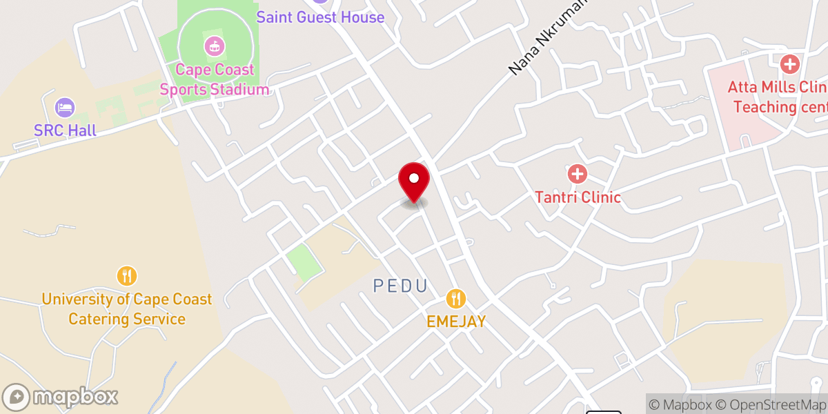 Map showing location of Pneuma Gathering International