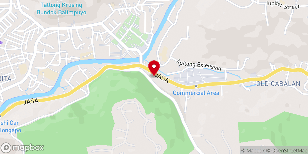 Map showing location of Olongapo Grace Baptist Church