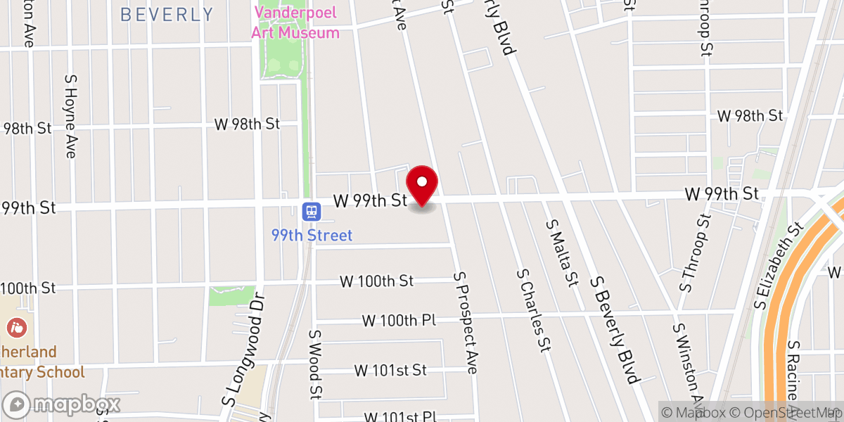 Map showing location of Saint Andrews-Cheney Memorial Reformed Episcopal Church