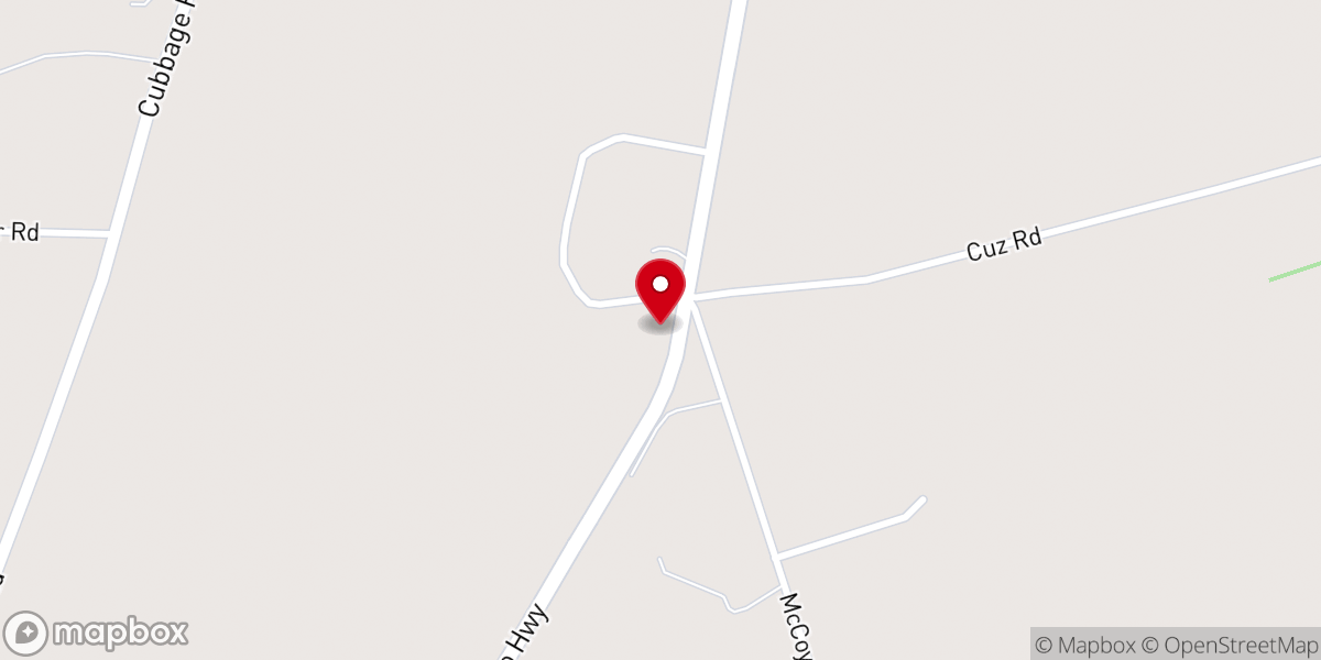 Map showing location of Clark United Methodist Church