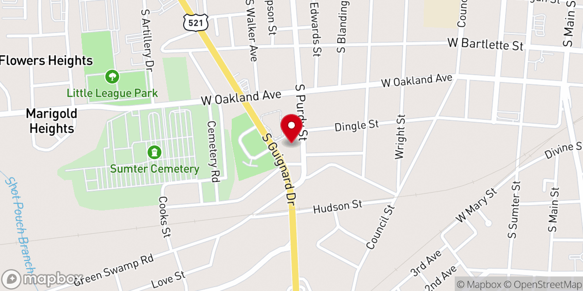 Map showing location of Word International Ministries