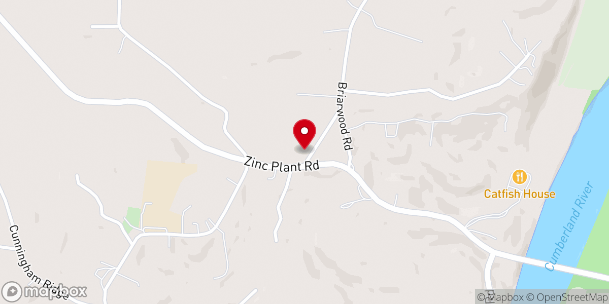 Map showing location of Mt Pisgah Baptist Church
