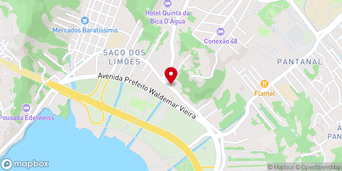 Map showing location of Paróquia Nossa Senhora da Boa Viagem