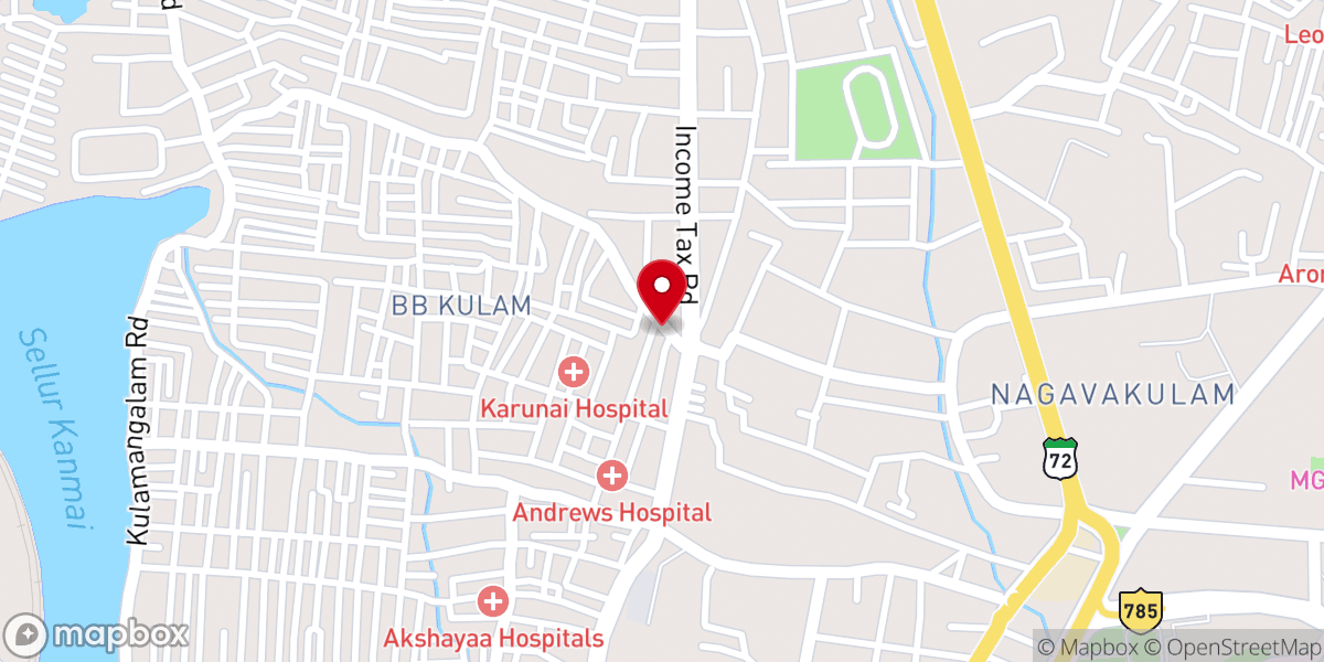 Map showing location of The Apostolic Church
