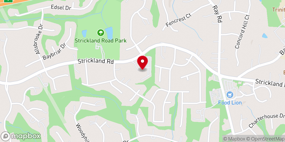 Map showing location of Southbridge Fellowship