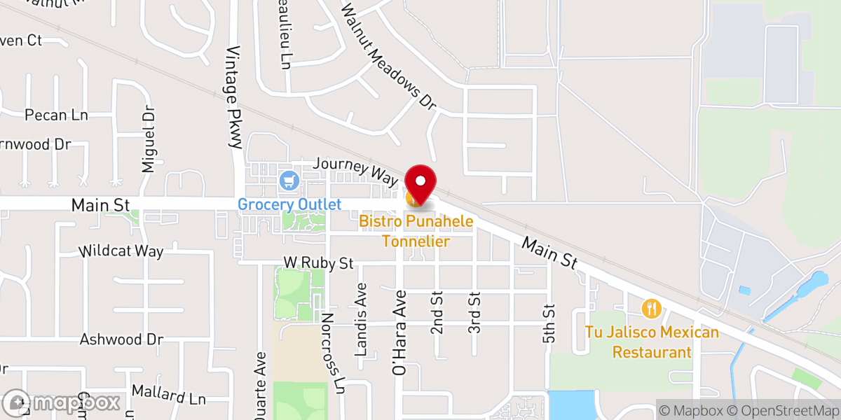 Map showing location of Cornerstone Pentecostal Church