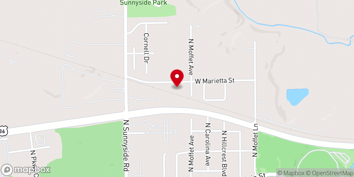Map showing location of Apostolic Lighthouse UPC