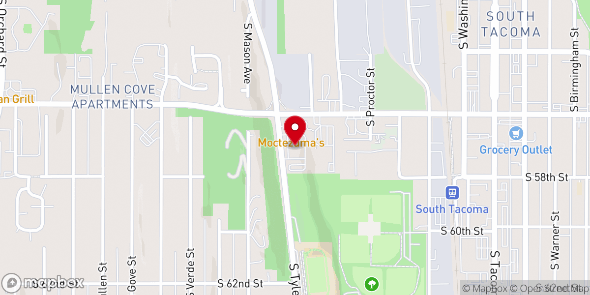 Map showing location of Calvary Chapel Greater Tacoma