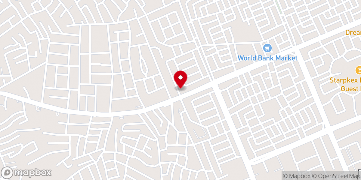 Map showing location of Anglican Church