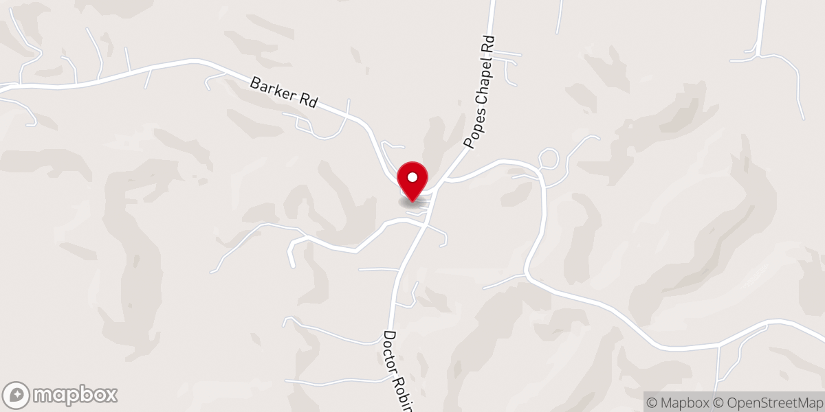 Map showing location of Lawrence Grove Church