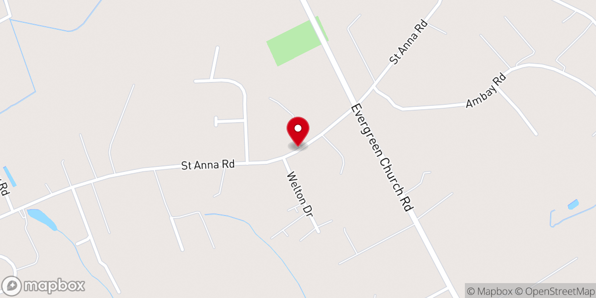 Map showing location of Faith Deliverance Temple