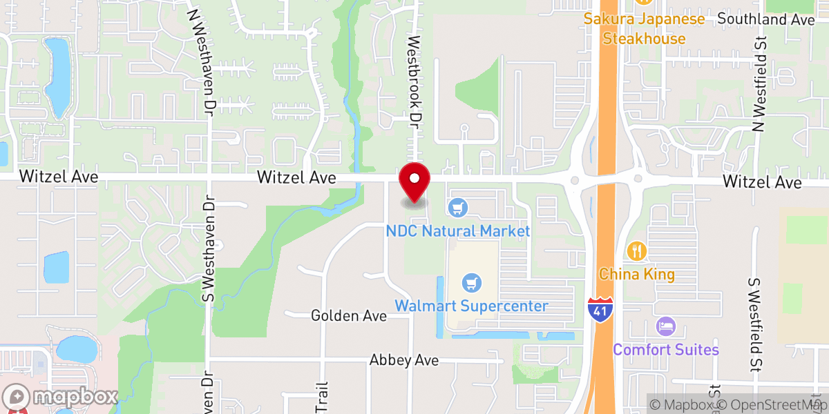 Map showing location of Oakhaven Church