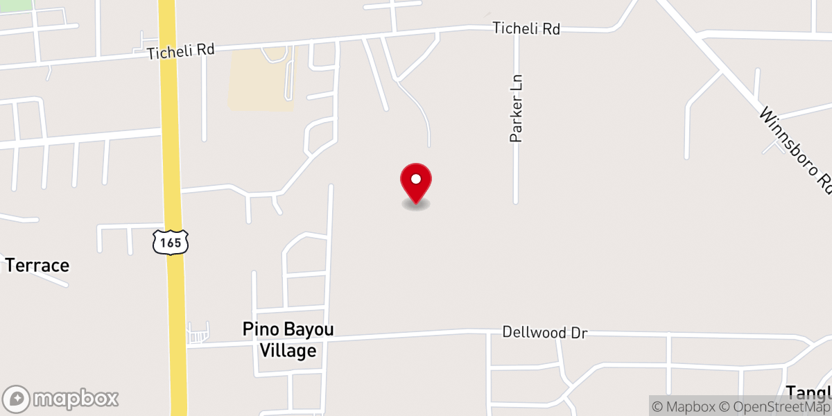 Map showing location of China Grove Baptist Church