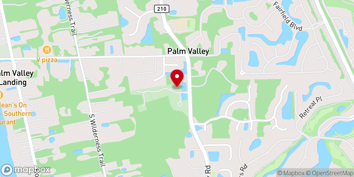 Map showing location of Ponte Vedra Valley