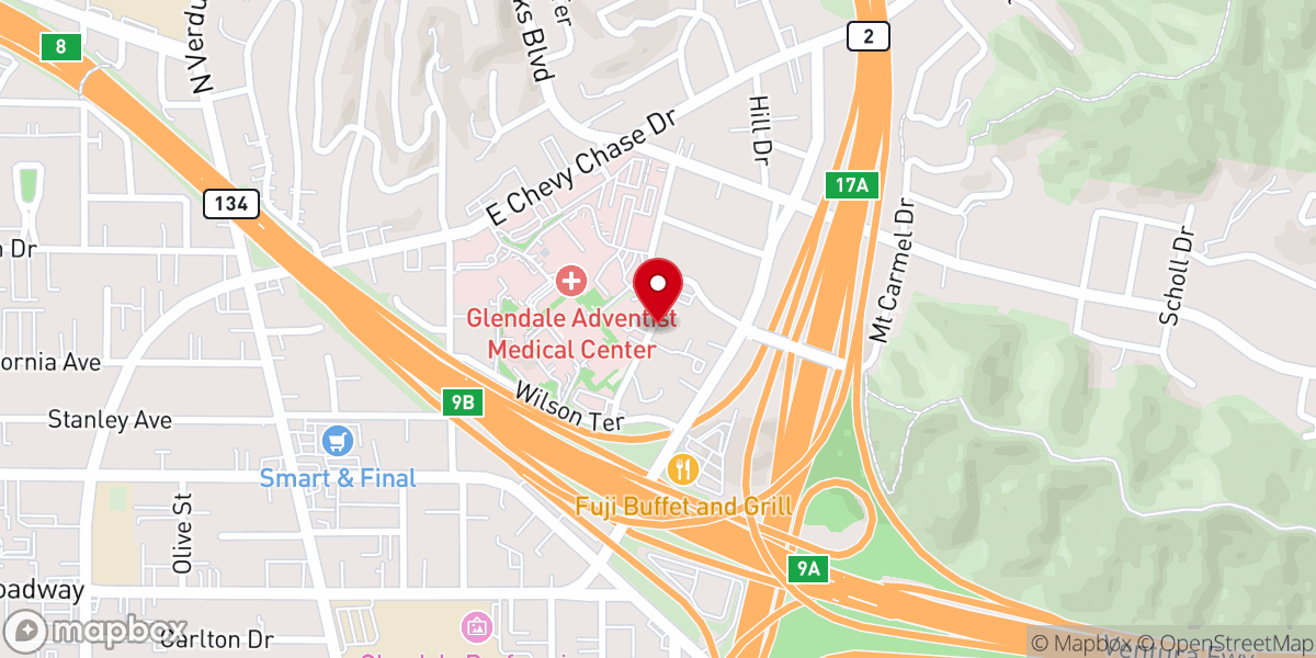 Map showing location of Grace Hill at Vallejo Drive Church of Seventh-day Adventists