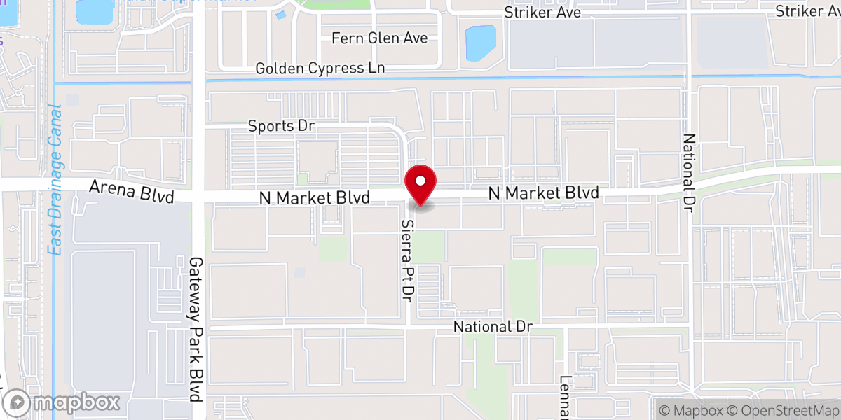Map showing location of Adventure Christian Church of North Natomas