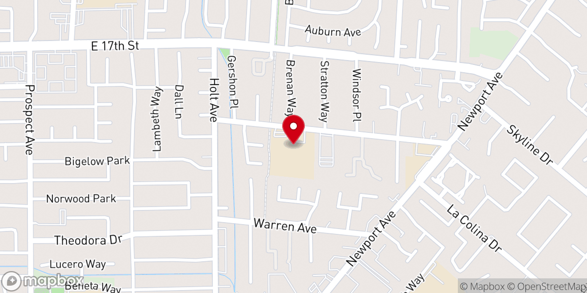Map showing location of Safe Harbor OC Church