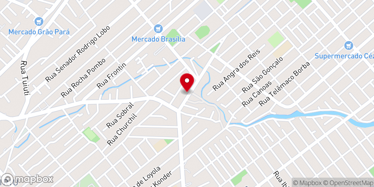 Map showing location of COMUNIDADE BATISTA SHALOM