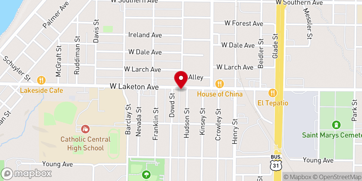 Map showing location of The Way Church Community Building