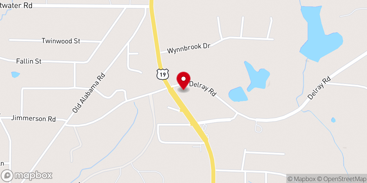 Map showing location of United Pentecostal Church