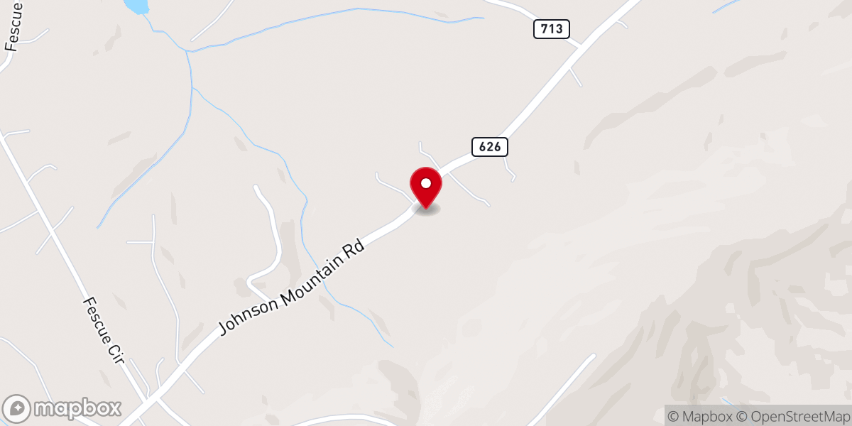 Map showing location of Mount Plain Baptist church