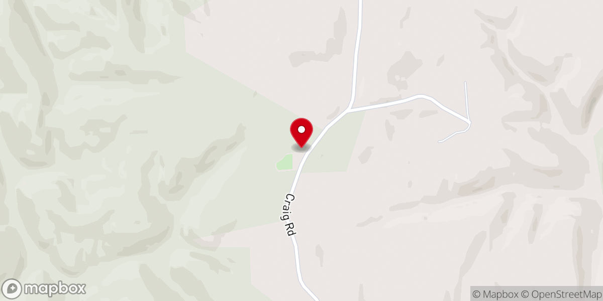 Map showing location of Pleasant Hill Church