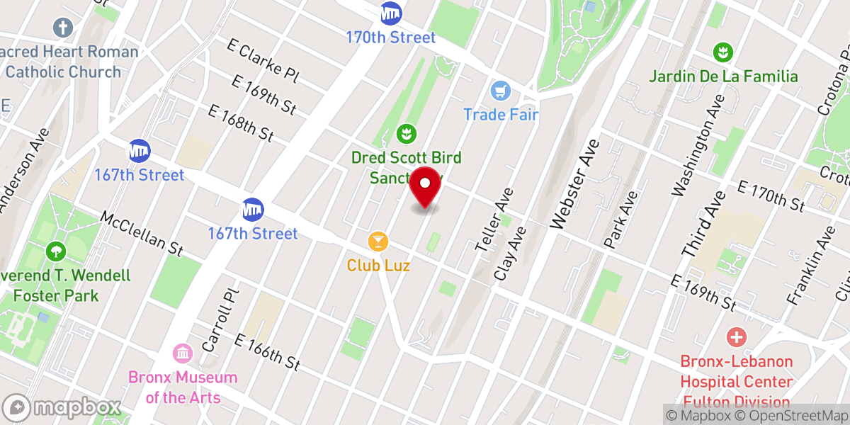Map showing location of Springgreen Baptist