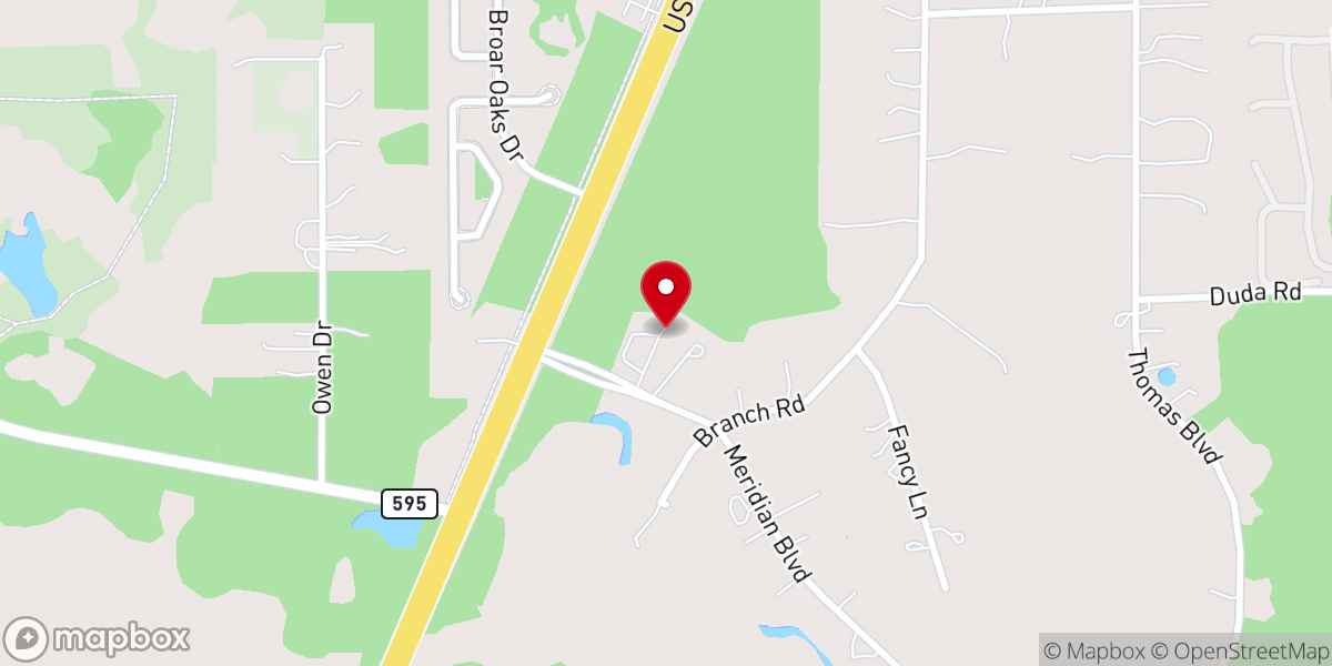 Map showing location of Praise Family Worship Center