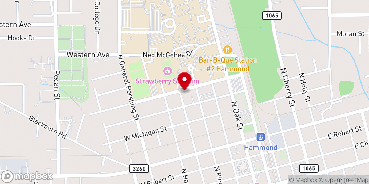 Map showing location of St Albert Catholic Student Center