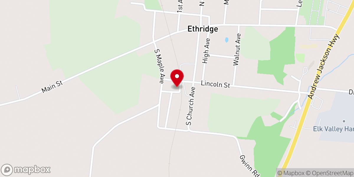 Map showing location of The Butter Bean Café
