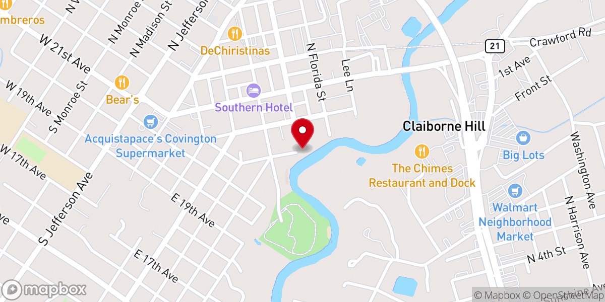 Map showing location of Columbia Street Landing