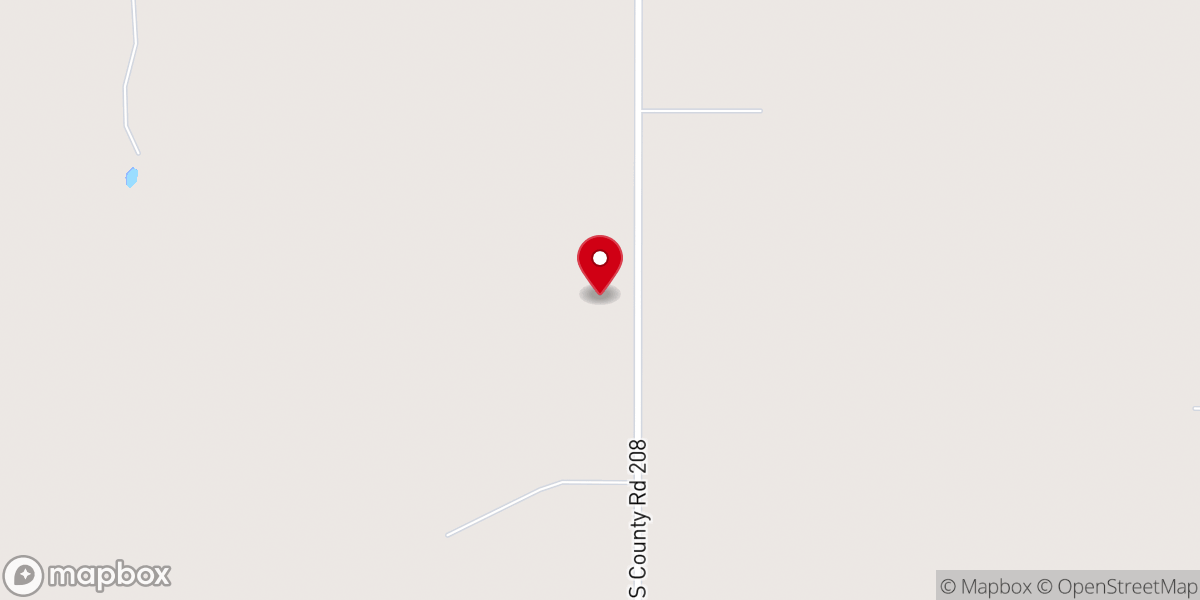 Map showing location of 1000 Hills Ranch Church