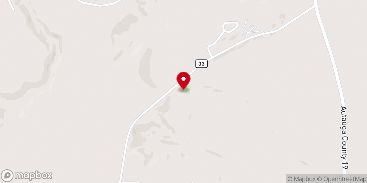 Map showing location of Bethesda Missionary Baptist