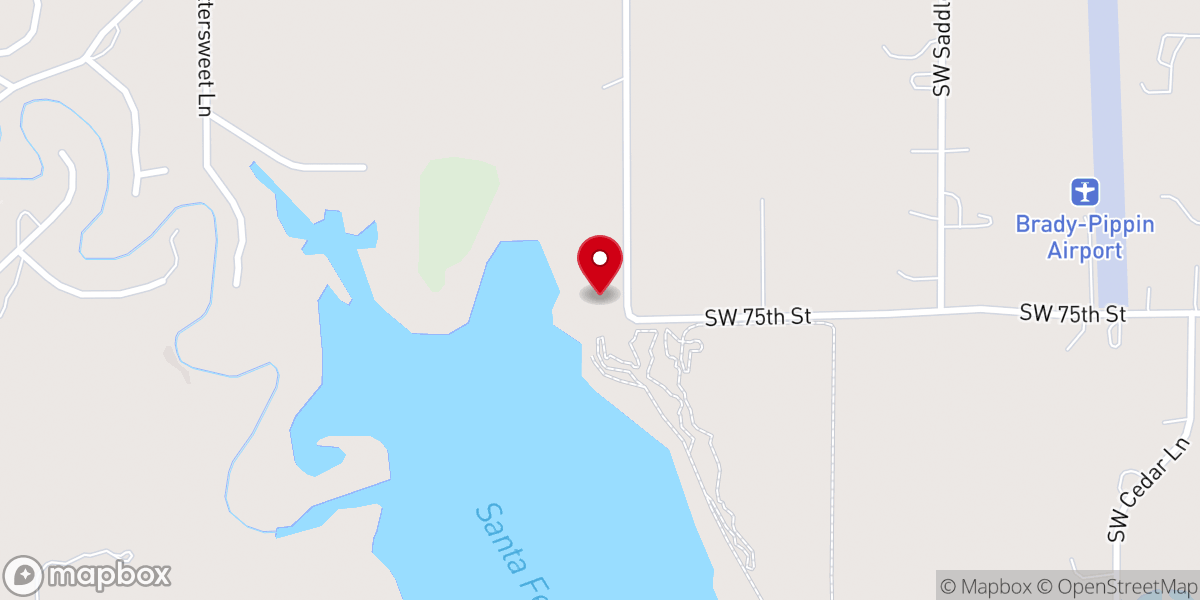Map showing location of Central Baptist Church
