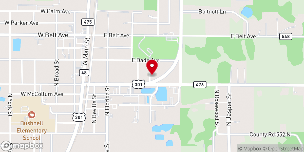 Map showing location of Saint Francis Episcopal Church Memorial Garden