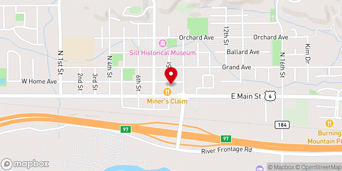 Map showing location of Grace Bible Fellowship