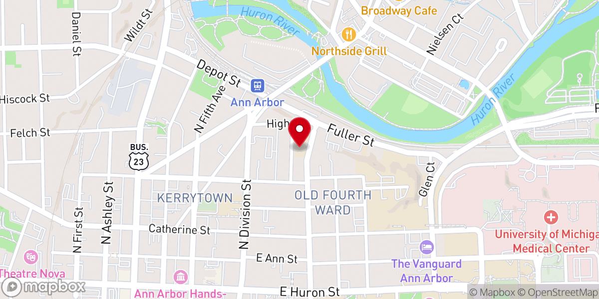 Map showing location of St Thomas the Apostle Catholic School