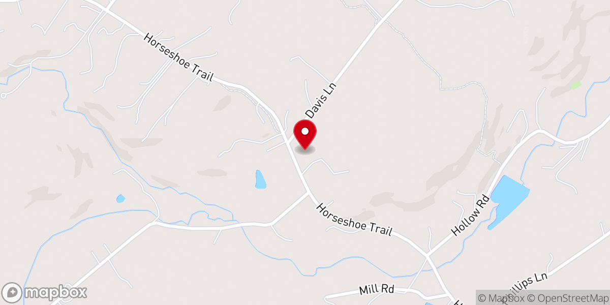 Map showing location of Birchrun Hills Farm