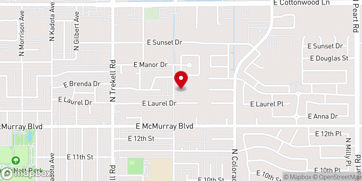 Map showing location of United Methodist Church Casa Grande